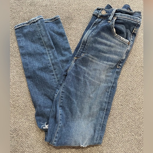 Citizens Of Humanity Chrissy Uber High Rise Skinny Distressed Jeans Size 27 - Picture 2 of 10